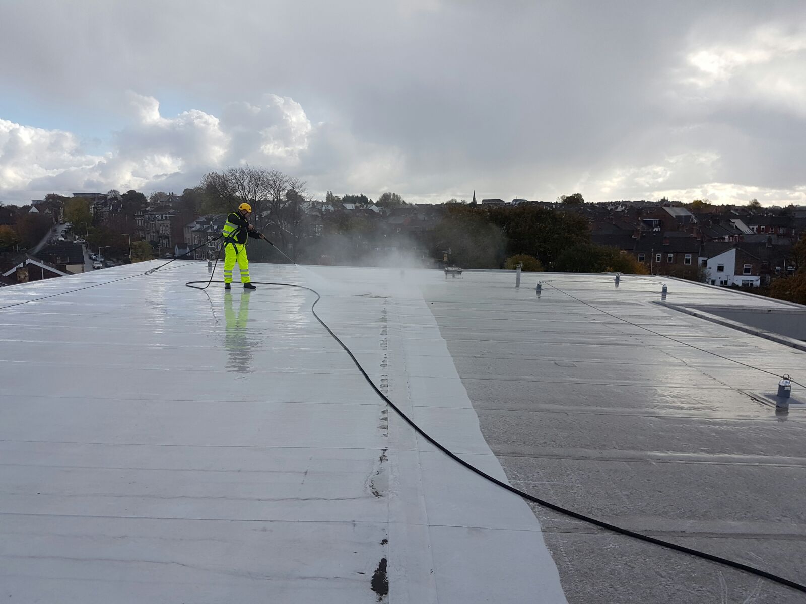 flat Roof Cleaning