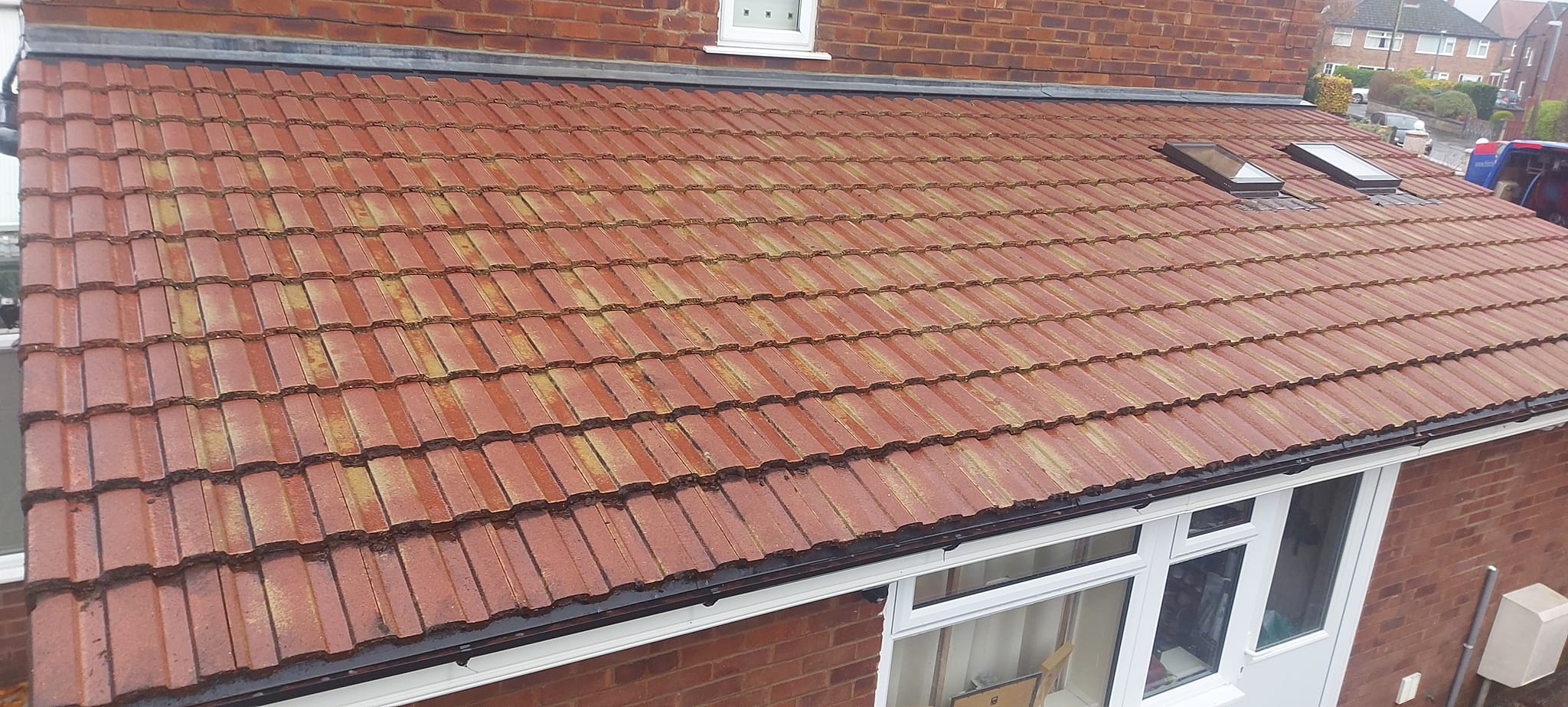 roof cleaning Blackburn after1